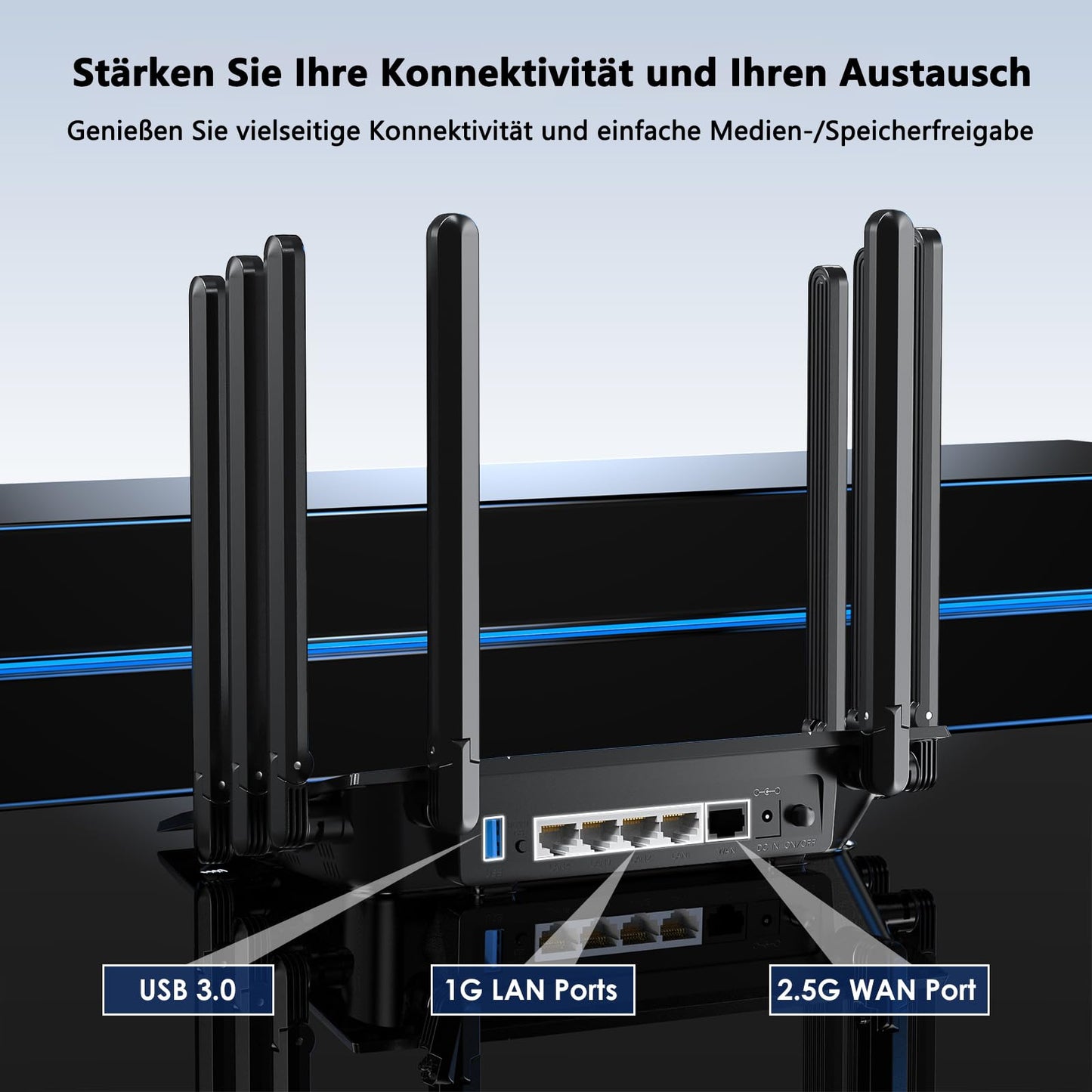STRONG Atria Mesh Home Kit AX3000 (3er-Pack) – WiFi 6 Add-On Repeater mit Gigabit LAN