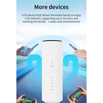 5G WiFi 6 Dual-Band Router – SIM-Slot, 8 Antennen, unterstützt bis zu 32 Benutzer